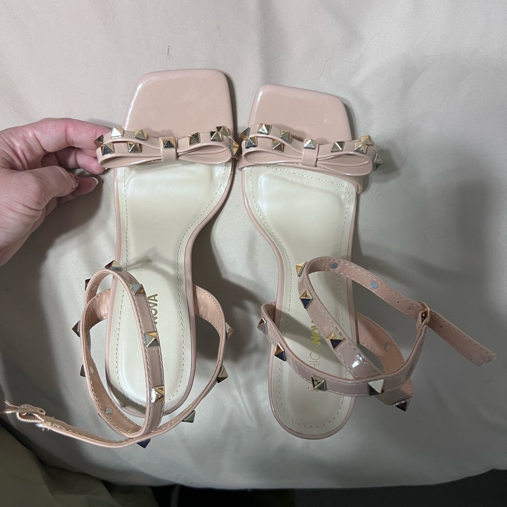 Studded heels